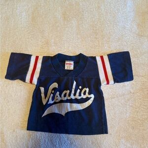 Vintage & Collectible 1982 Toddlers Jersey Shirt - Blue Visalia Logo